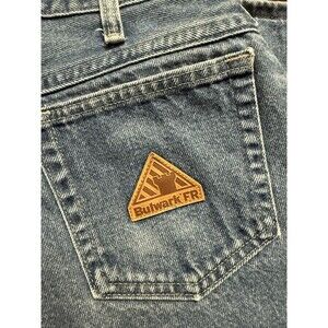 Bulwark FR men's jeans 37 UNF CAT2 2112 flame resistant workwear. Thick